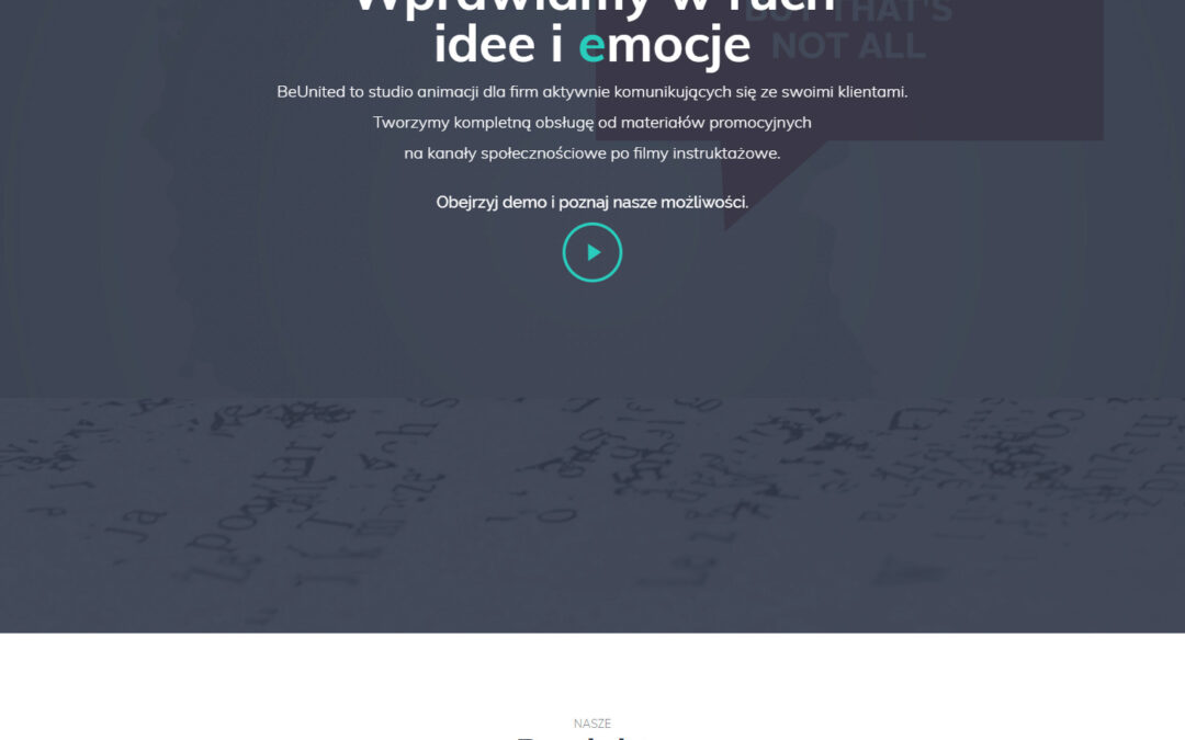 BeUnited – Animation Landing Page